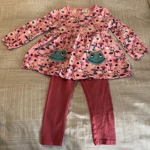 Floral dress/pants outfit by Polarn O. Pyret (2-3 years); worn once and like new